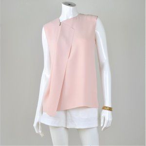 VINCE Sleeveless Zip Blouse